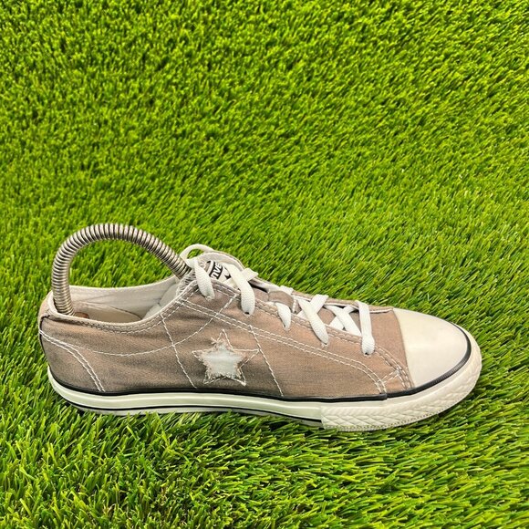 Convers Chuck Taylor One Star Boys Size 5.5Y Brown White Walking Shoes Sneakers - Picture 5 of 10